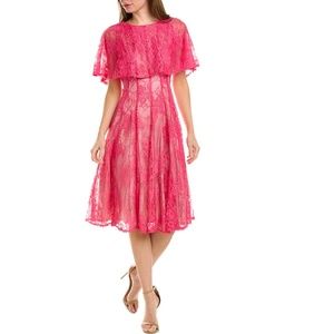Maison Tara Lace A-Line Dress